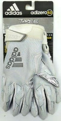 Adidas Youth's Receiver Gloves Adizero 5-Star 8.0 Three Stripe Life Black