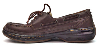 Dunham by New Balance Men's Boat Shoes Shoreline Lace Up Leather Dark Brown