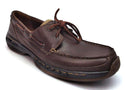 Dunham by New Balance Men's Boat Shoes Shoreline Lace Up Leather Dark Brown New