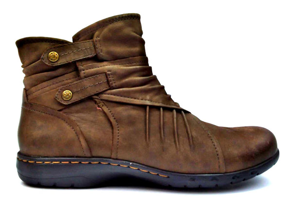 Cobb Hill by New Balance Women's Ankle Boots Pandora Leather Side Zipper