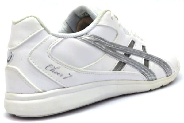 Asics Women's Shoes Cheer 7 Sport Lace Up White Silver Inter Size 8.5 New in Box