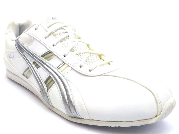 Asics Women's Cheerleader Shoes Cheer 6 Sneakers White Silver Size 8.5 New