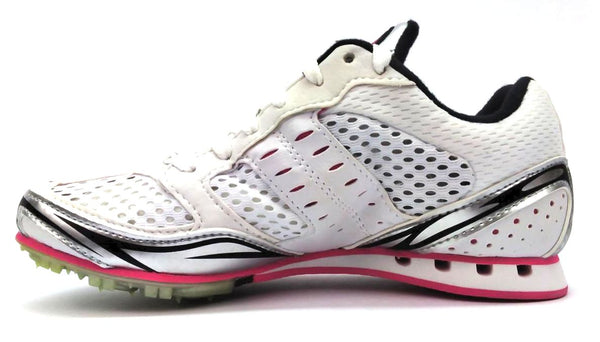 Saucony Women's Running Shoes Lightweight Velocity Spike 2 White Silver Size 6