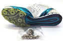 Saucony Women's Running Shoes Athletic Spike Velocity Distance 2 White Blue