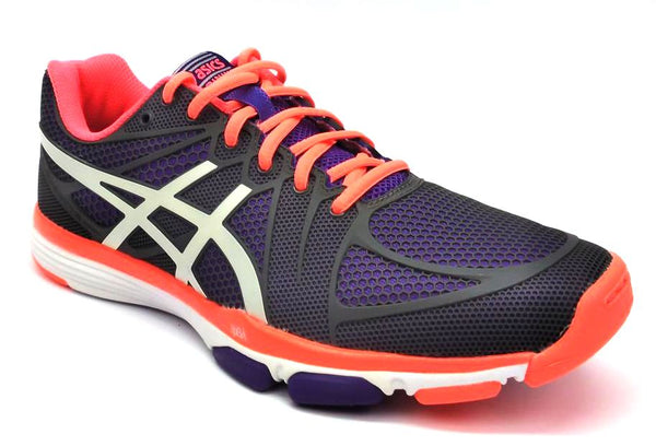 Asics Women's Training Shoes Gel-Exert TR Lace Up Titanium White Concord Grape