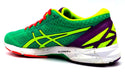 Asics Women's Running Shoes Lace Up Gel-DS Racer 10 Mint Flash Yellow Purple New