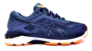 Asics Women's GT 2000 6 Lace up Lightweight Running Shoes Indigo Blue Smoke Blue