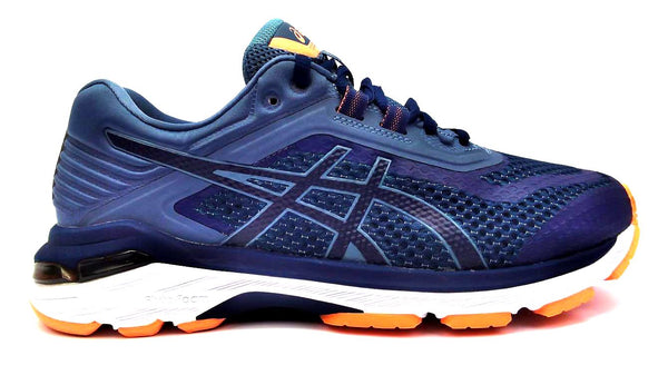 Asics Women's GT 2000 6 Lace up Lightweight Running Shoes Indigo Blue Smoke Blue