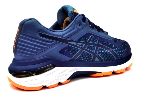 Asics Women's GT 2000 6 Lace up Lightweight Running Shoes Indigo Blue Smoke Blue