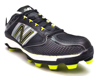 New Balance Women's Baseball Softball Cleat Shoes Black White Yellow New