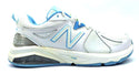 New Balance Women's Cross Training Shoes Casual Comfort Lace Up White Blue WX857