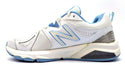 New Balance Women's Cross Training Shoes Casual Comfort Lace Up White Blue WX857