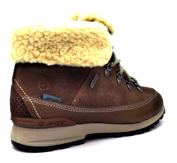 Hi-Tec Women's Winter Boots Kono Espresso Waterproof Shoes Brown Stone New