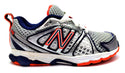 New Balance Kids Junior Running Shoes Lightweight White Navy 6.5 XWide