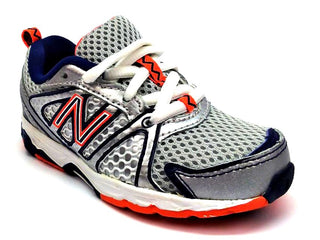 New Balance Kids Junior Running Shoes Lightweight White Navy 6.5 XWide