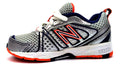 New Balance Kids Junior Running Shoes Lightweight White Navy 6.5 XWide