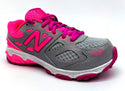 New Balance Kids Running Shoes Tech Ride 680 v3 Lace Up Sneakers Gray Pink New