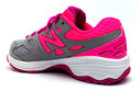 New Balance Kids Running Shoes Tech Ride 680 v3 Lace Up Sneakers Gray Pink New