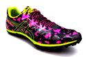 Asics Women's  Running Shoes Cross Freak 2 Cross-Country Pink Black Neon Lime 8