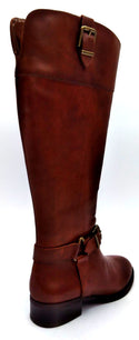 INC International Concepts Women's High Boots Fedee Leather Tall Knee Brown 5 M