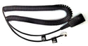 Jabra QD RJ10 Telephone Headphone Headset 2m Coiled Cable Cord 8800-01-01