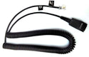 Jabra QD RJ10 Telephone Headphone Headset 2m Coiled Cable Cord 8800-01-01