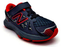 New Balance Kids Running Shoes Hook & Loop Lightweight Athletics Shoes Navy Red