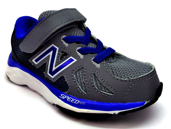 New Balance Kids Running Shoes Hook And Loop Speed 790 Series Gray Blue New