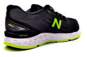 New Balance Kids Running Shoes Lace Up Breathable Athletic Sneakers Black