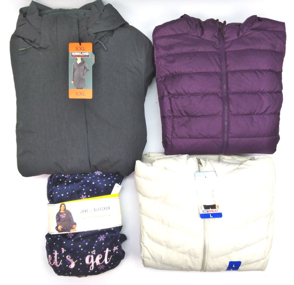 Lot of 12 Nautica Calvin Klein Women's Winter Clothes Assorted - Wholesale