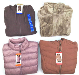 Lot of 12 Winter Clothes Assorted Women's Stylish Warm Apparel - Wholesale