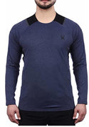 Spyder Men's Active Long Sleeve Baselayer Shirt Dust Navy Heather Medium New