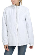 Krumba Women's Winter Jacket Sportswear Outdoor Reversible White Brown - Large