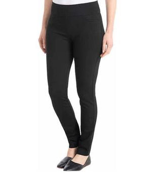 Buy black Dalia Women&#39;s Casual Pant Pull-on Ponte with Built-in Tummy Control Panel