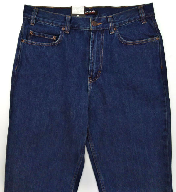 Kirkland Signature Men's Pants Relaxed Fit Jeans Wear Trousers Blue Denim New