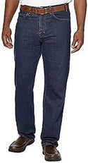 Kirkland Signature Men's Pants Relaxed Fit Jeans Wear Trousers Blue Denim New