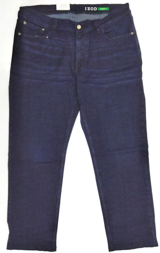 Izod Men's Pants Straight Fit Comfort Stretch 5 Pocket Jeans New