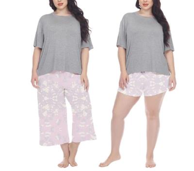 Honeydew Women's Pajama Set Super Soft Jersey 3-Piece 1468107 New