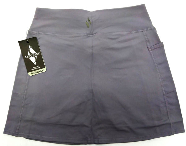 Skechers Women's Go Walk Flex High Waisted Skort Pewter Size M New