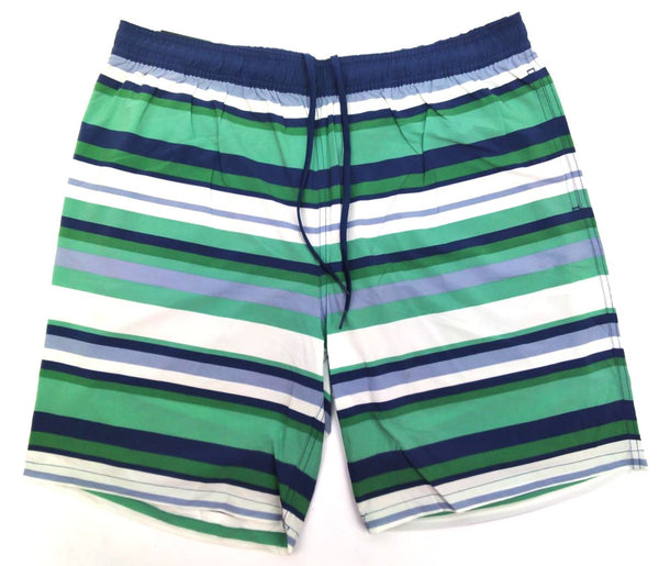 Men's Swimwear Stretch Short Kirkland Signature Comfort Pocket Regular Stripped