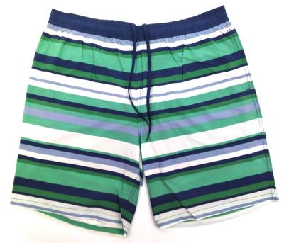 Men's Swimwear Stretch Short Kirkland Signature Comfort Pocket Regular Stripped