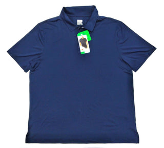 32 Degrees Cool Men's Golf Polo Shirt Short Sleeve Activewear Navy Blue Size XL
