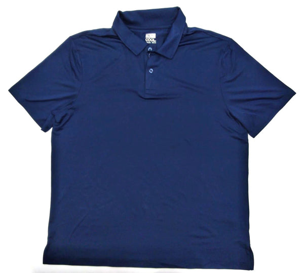 32 Degrees Cool Men's Golf Polo Shirt Short Sleeve Activewear Navy Blue Size XL