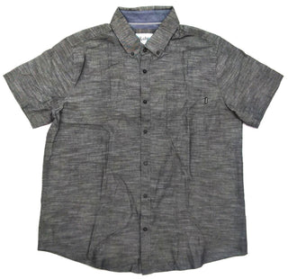 Hurley Men's Button Shirt Casual Short Sleeve Regular Fit 100% Cotton Woven New