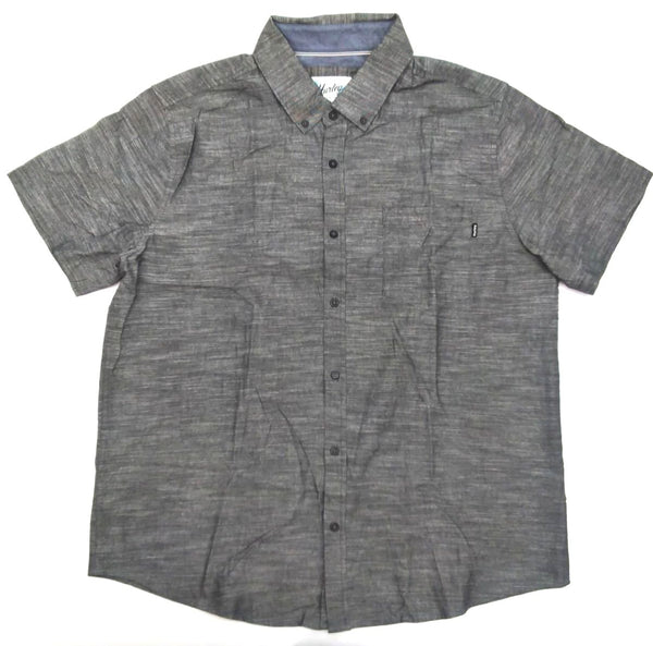 Hurley Men's Button Shirt Casual Short Sleeve Regular Fit 100% Cotton Woven New