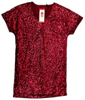 Hilary Radley Women's Party Dress Cocktail Sequin Casual Dress Wine Red Medium