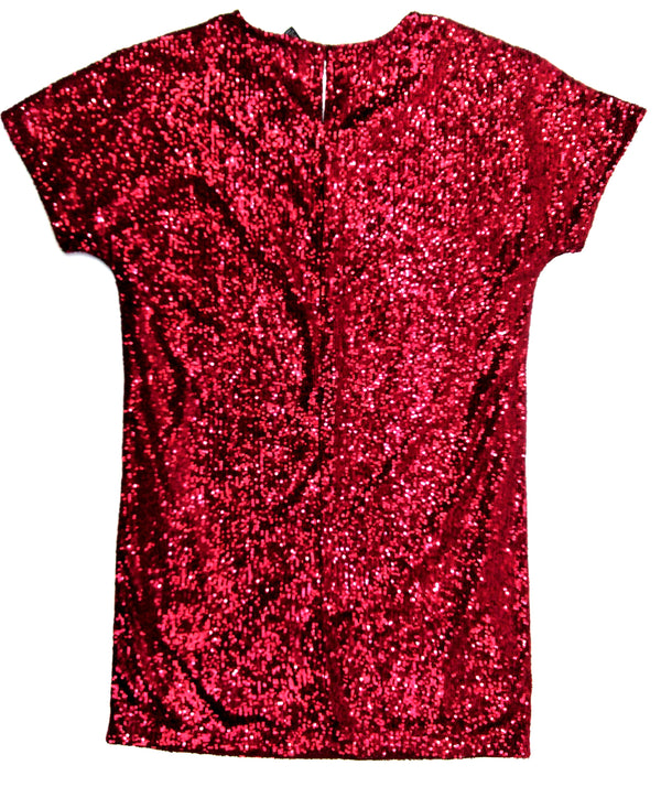 Hilary Radley Women's Party Dress Cocktail Sequin Casual Dress Wine Red Medium