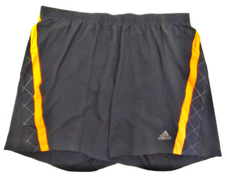 Adidas Men's Shorts Athletic Stipe Drawstring 7" Inseam Black Size 2XL