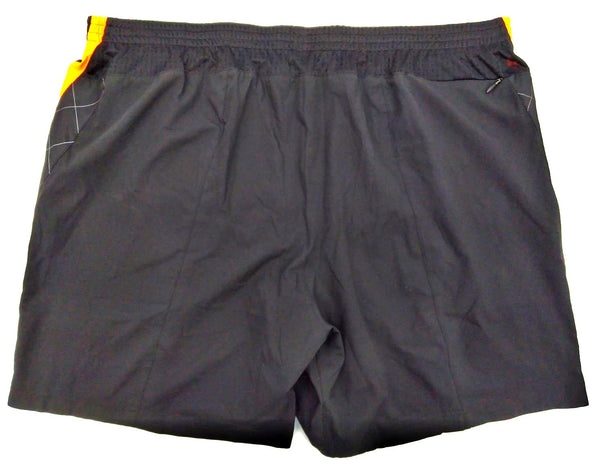 Adidas Men's Shorts Athletic Stipe Drawstring 7" Inseam Black Size 2XL