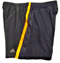 Adidas Men's Shorts Athletic Stipe Drawstring 7" Inseam Black Size 2XL